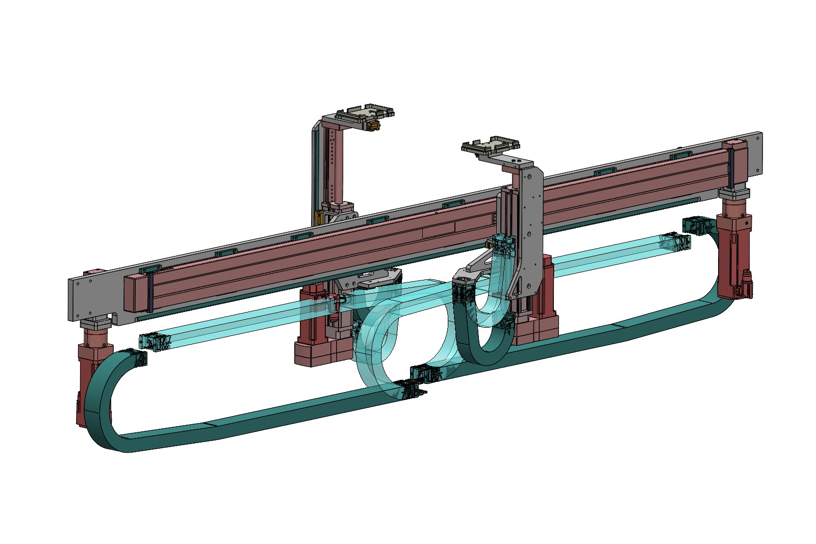 Crossing Dual Axis Handling System